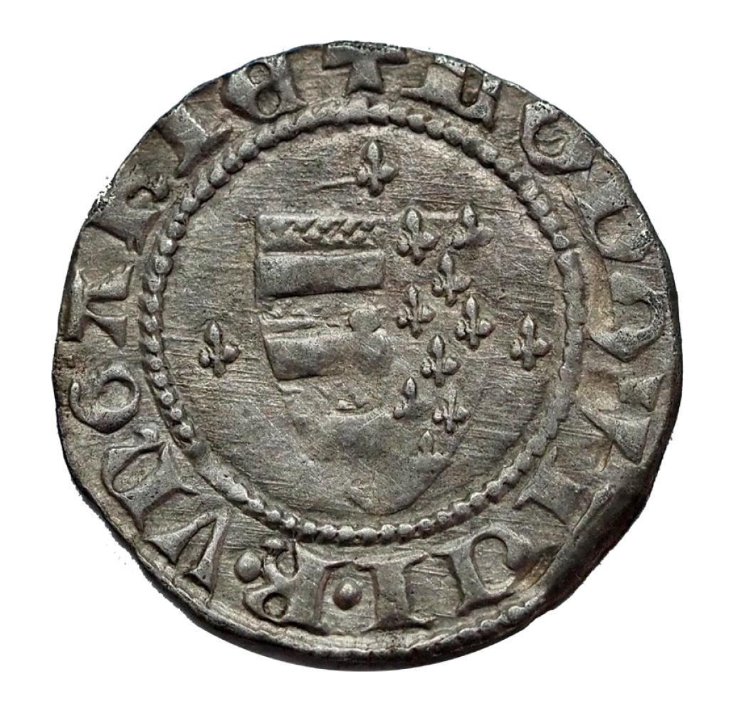 I.Lajos 1342-1382 denár liliom